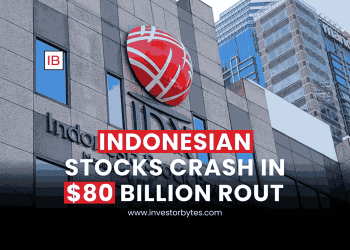 Indonesian Stocks Crash in $80 Billion Rout