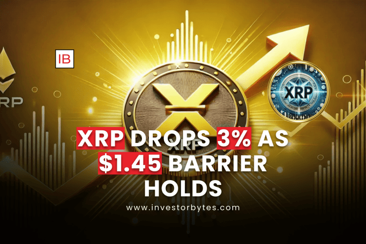 XRP Drops 3% as $1.45 Barrier Holds