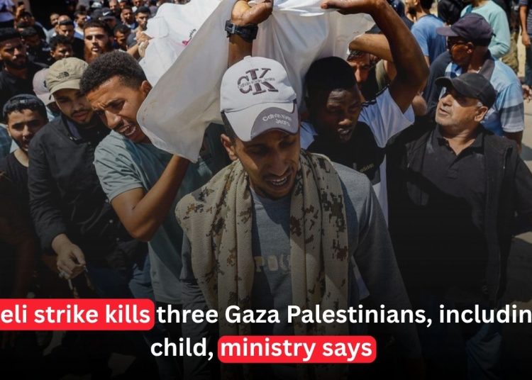 Israeli Airstrike Kills Three Palestinians, Including Child, Despite Gaza Ceasefire