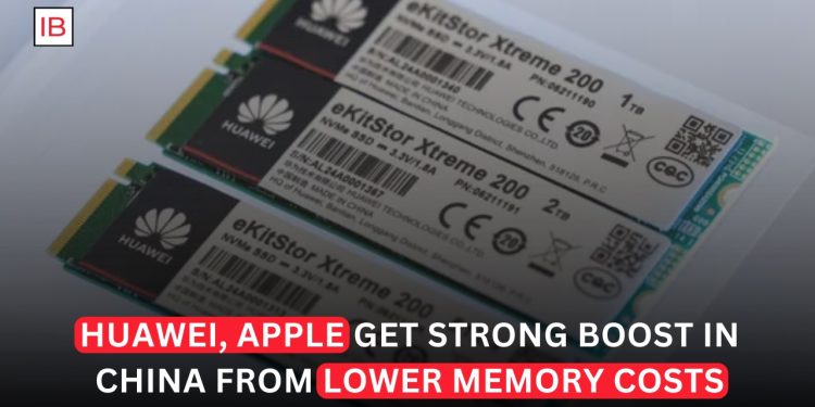 Huawei and Apple Gain Market Share in China as Memory Chip Shortage Hits Rivals
