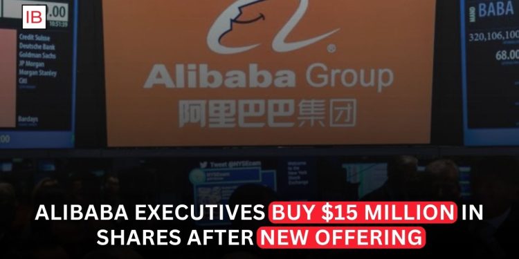 Alibaba Executives Buy $15 Million in Shares After New Offering