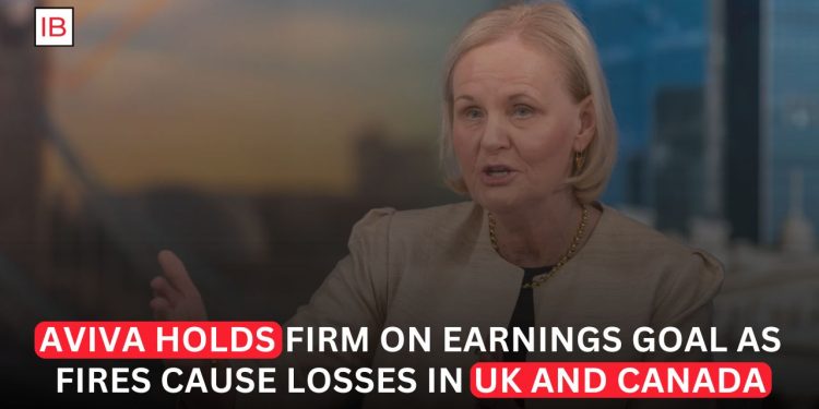 Aviva CEO Says Profit Target Is Safe Despite Fires in UK and Canada