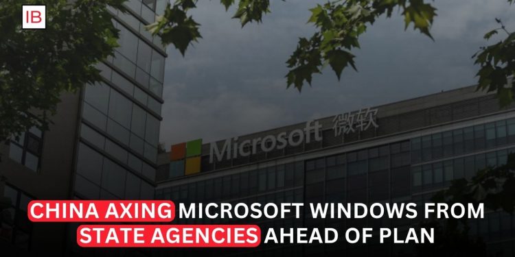 China Moves to Push Microsoft Windows Out of State Agencies