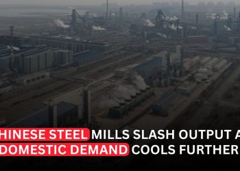 Chinese Steel Production Tumbles as Economic Conditions Worsen