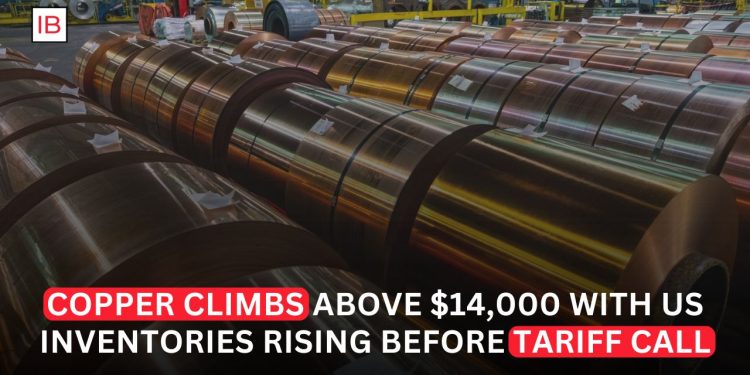 Copper Prices Climb Toward $14,000 as U.S. Imports Tighten Global Supply
