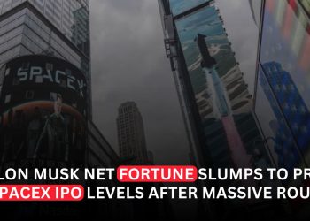 Elon Musk's Fortune Slumps to Pre-SpaceX IPO Levels After Rout