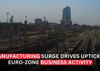 Euro-Zone Business Activity Edges Up on Manufacturing Surge