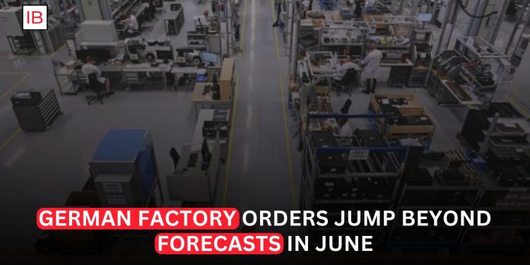 German June Factory Orders Jump More Than Economists Predict