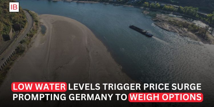 Germany Weighs Options as Low Water Levels Trigger Price Surges