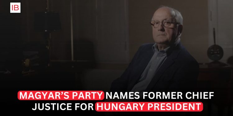 Hungary’s Tisza Party Names Former Supreme Court Chief Andras Baka for President
