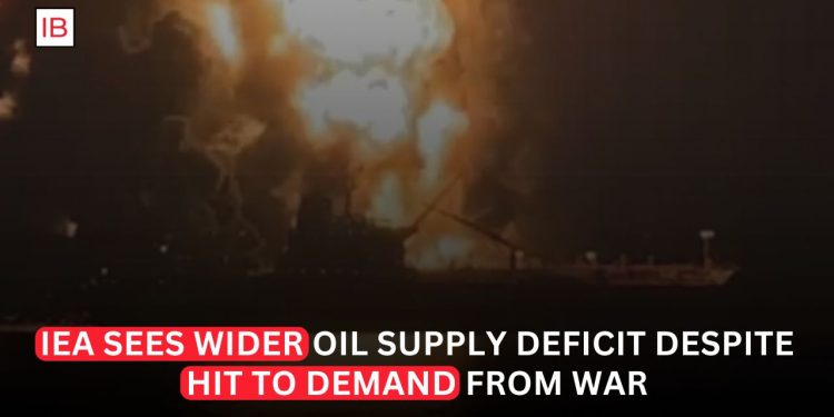 IEA Sees Wider Oil Supply Deficit Despite War-Driven Hit to Demand