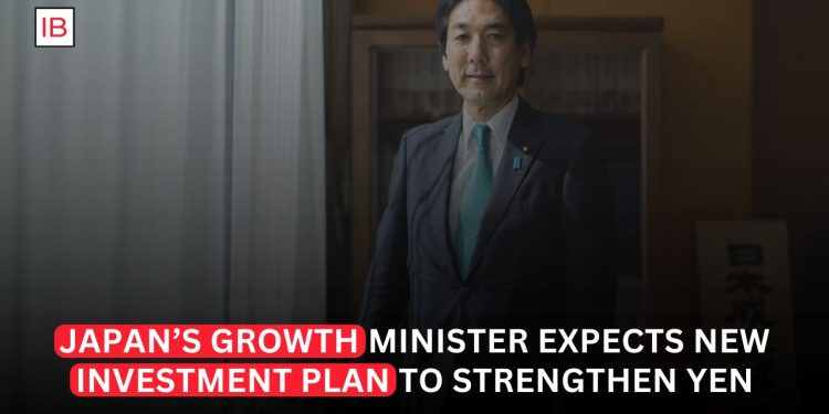 Japan’s Growth Minister Says Investment Plan Will Boost the Yen