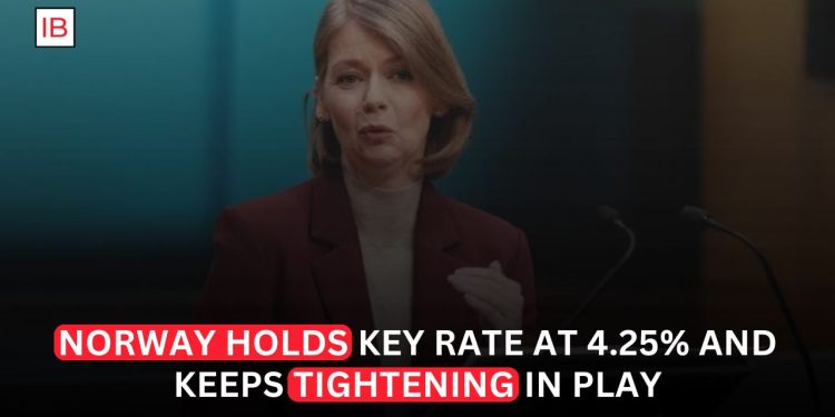 Norway Holds Key Rate at 4.25% and Keeps Tightening in Play