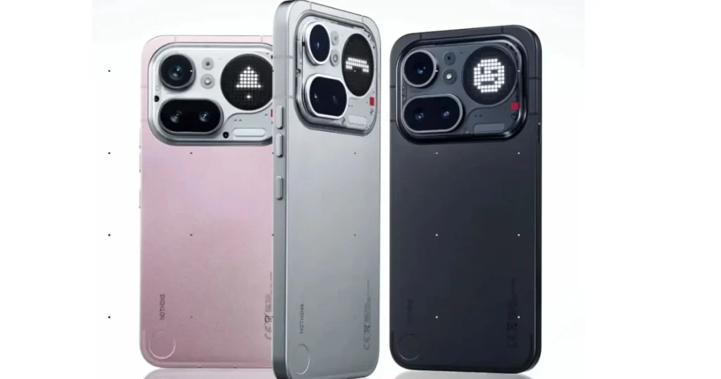 Nothing Phone (4a) Pro — "Nothing Phone 4a Pro with aluminum back and 50MP telephoto camera"