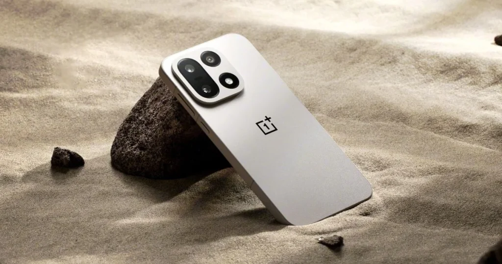 OnePlus 15 — "OnePlus 15 smartphone with 7300mAh battery and AMOLED display"