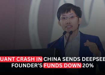 Quant Crash in China Sends DeepSeek Founder's Funds Down 20%