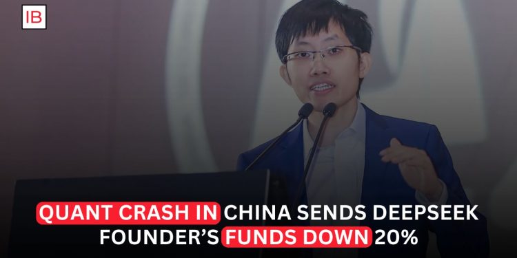 Quant Crash in China Sends DeepSeek Founder's Funds Down 20%