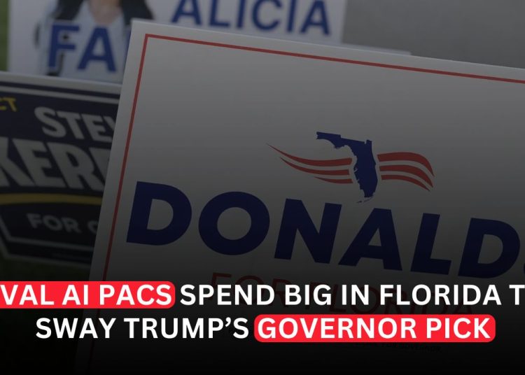Rival AI PACs Spend Big in Florida to Sway Trump’s Governor Pick