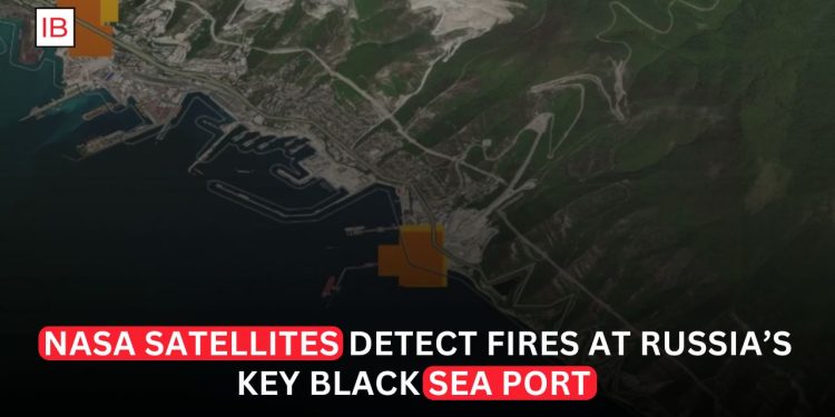 Russia’s Black Sea Port of Novorossiysk Catches Fire, NASA Data Shows