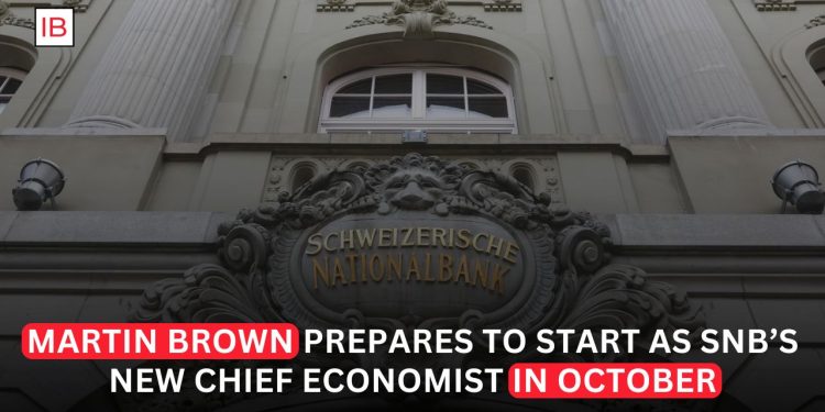 SNB Names Martin Brown as New Chief Economist Starting October 1