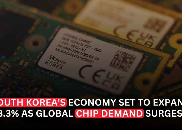South Korea Growth Seen Accelerating to 3.3% on Chip Boom