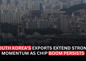 South Korea's Exports Extend Momentum as Chip Boom Drives Growth