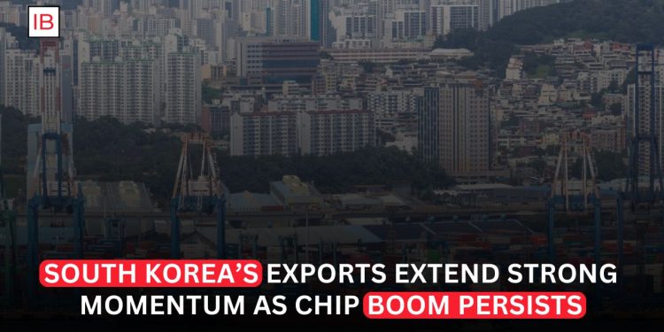 South Korea's Exports Extend Momentum as Chip Boom Drives Growth