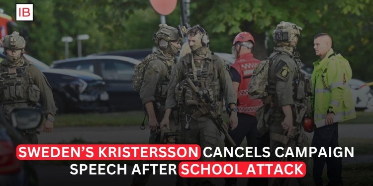 Sweden’s Kristersson Cancels Campaign Speech After School Attack