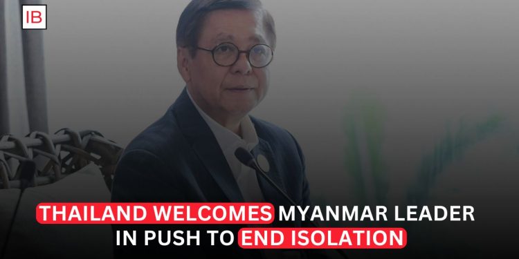 Thailand Welcomes Myanmar Leader in Push to End Isolation