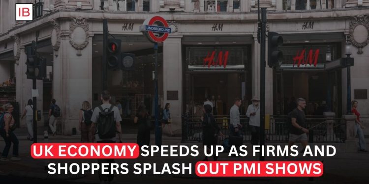 UK Economy Picks Up as Businesses and Consumers Increase Spending, PMI Shows
