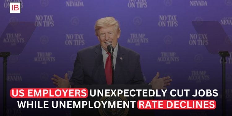 US Job Losses Signal Cooling Labor Market as Unemployment Falls Unexpectedly