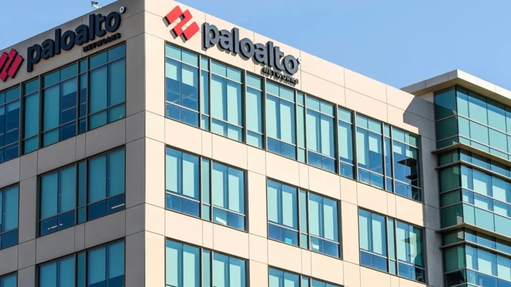 Palo Alto Networks headquarters building in Santa Clara
