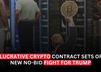 A Lucrative Crypto Contract Sets Off New No-Bid Fight for Trump