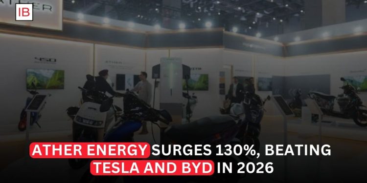 Ather Energy’s 130% Stock Surge Leaves Tesla and BYD Behind in 2026