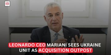 Leonardo CEO Sees Ukraine Unit as Platform for Defense Acquisitions