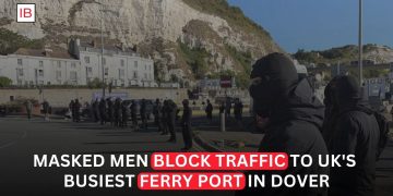 Masked Protesters Block Dover Port Roads, Disrupting Cross-Channel Traffic