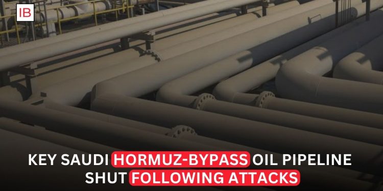 Saudi Arabia Shuts Hormuz-Busting Oil Pipeline After Attacks, Sending Crude Prices Higher