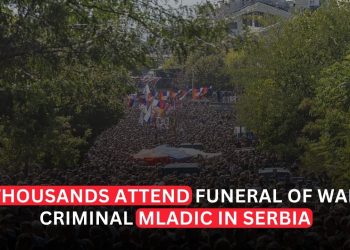 Thousands Attend Funeral of Convicted War Criminal Ratko Mladic in Serbia