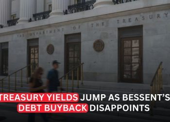 US Treasury Falls Short of $6 Billion Bond Buyback Target as Yields Surge