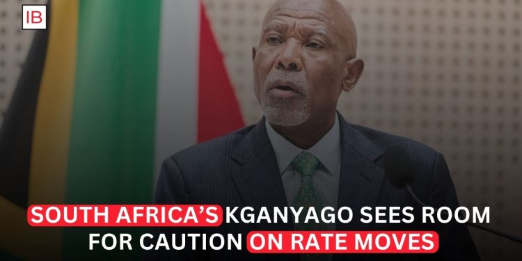 South Africa’s Kganyago Sees Room for Caution on Future Interest Rate Moves