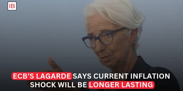 Lagarde Warns Euro-Area Inflation Shock Could Last Longer