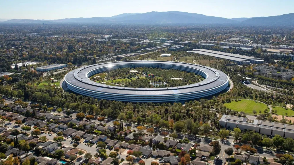 Apple Park headquarters in Cupertino California