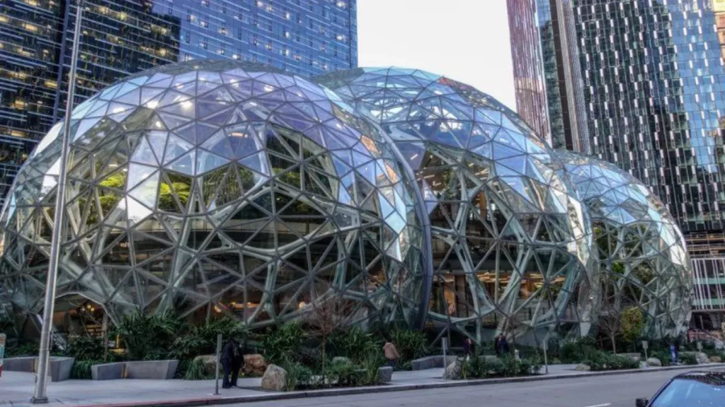 Amazon Spheres at Amazon headquarters in Seattle