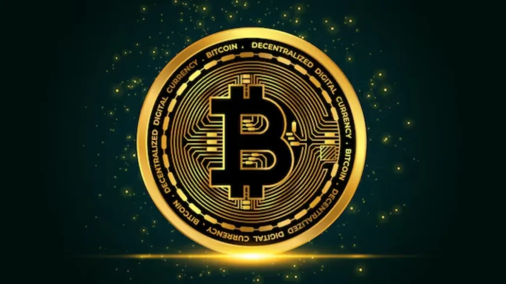 Bitcoin BTC cryptocurrency and market capitalization