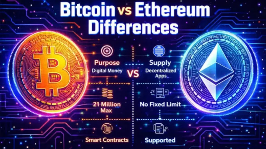 Comparison of Bitcoin and Ethereum cryptocurrency ETFs included in the 2026 ranking