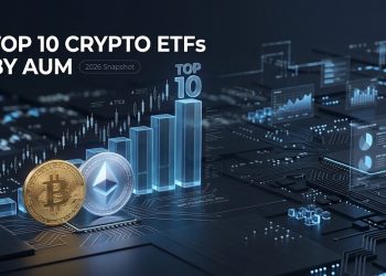 Top 10 cryptocurrency ETFs by assets under management in 2026